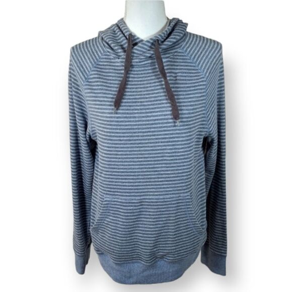MOSSIMO BLUE STRIPE HOODIE SZ.S EUC - Picture 1 of 6